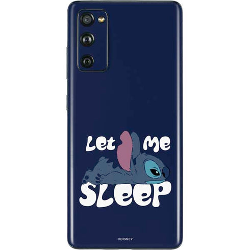 Disney Lilo and Stitch Let Me Sleep Galaxy S20 Fan Edition Skin